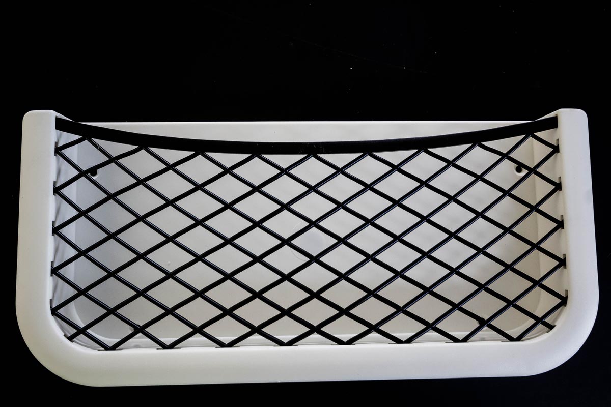 White large plastic frame net